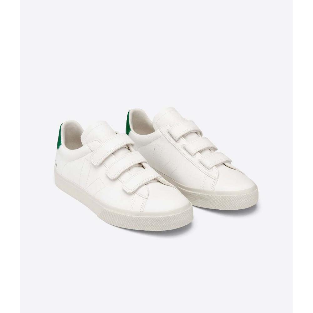 Pantofi Barbati Veja RECIFE CHROMEFREE White/Green | RO 199CTV
